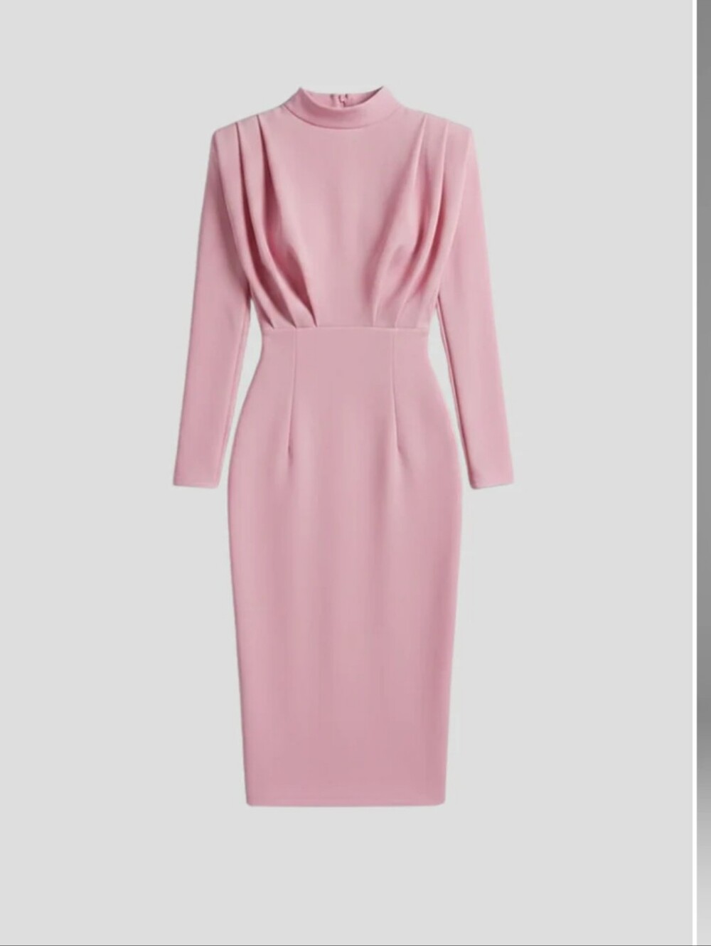 NEW Women’s Dress with High Neckline and Long Sleeves